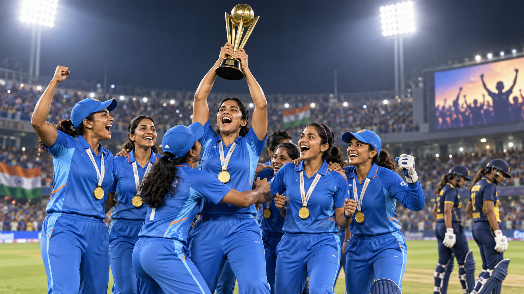 India Women Claim Asian Games Cricket Gold With 147-Run Win Over Sri Lanka