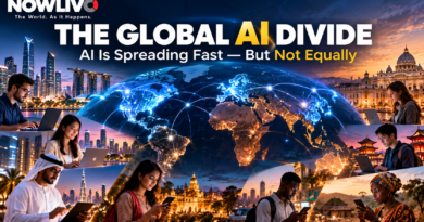 Global map illustrating unequal generative AI adoption and the global AI divide in 2026.