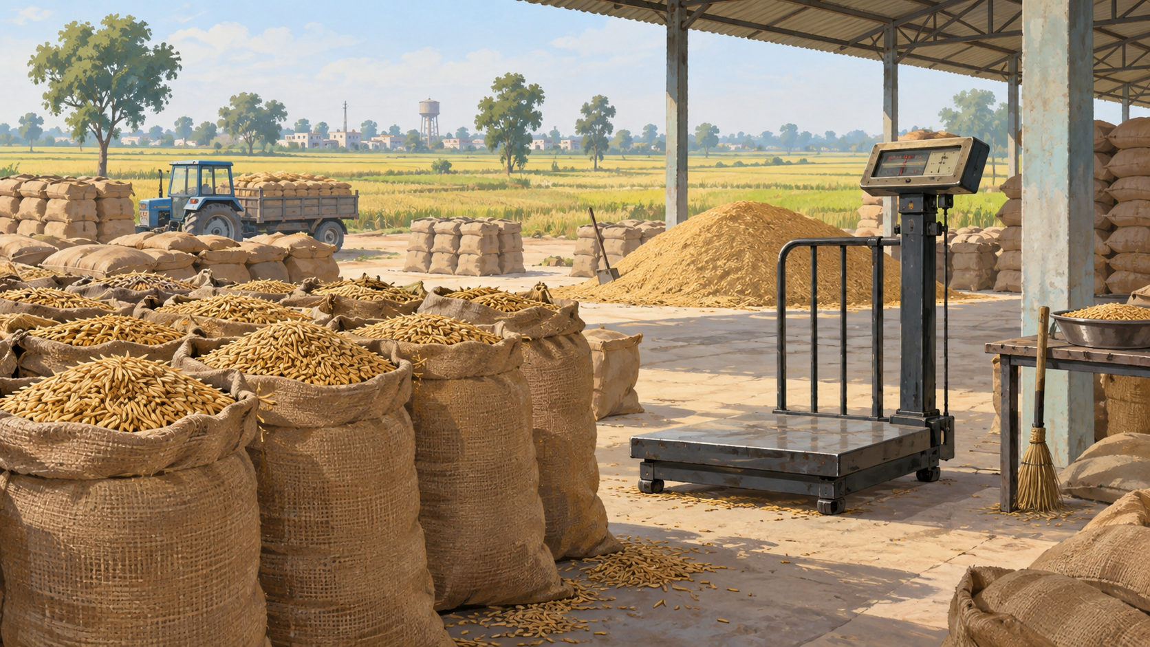 Haryana Paddy Procurement Delay Sparks Shahabad Protest: What Farmers and Officials Say
