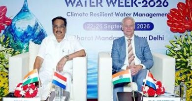 India and Netherlands ministers at the 2026 India International Water Week meeting in New Delhi