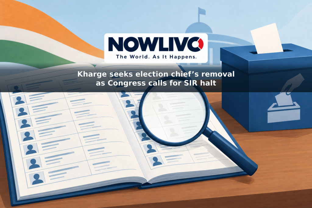 Illustration of a magnifying glass over an electoral roll beside a ballot box, representing scrutiny of voter-list changes.