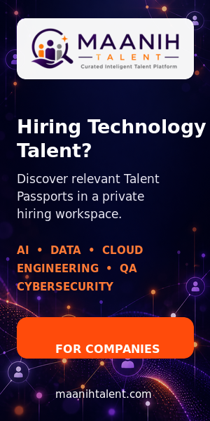 MAANIH Talent private hiring workspace for technology companies