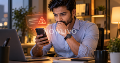 Indian professional reviewing a suspicious message on a phone