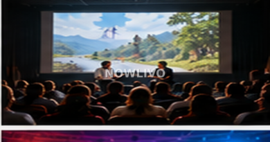 Editorial illustration of sound formats and theatre equipment, representing the topic why cinema sound matters: dolby atmos surround sound and dialogue clarity.
