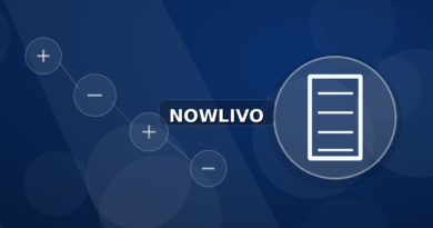 Colourful editorial illustration showing document symbolism for editor's pick and connected topics, with centred NOWLIVO watermark.