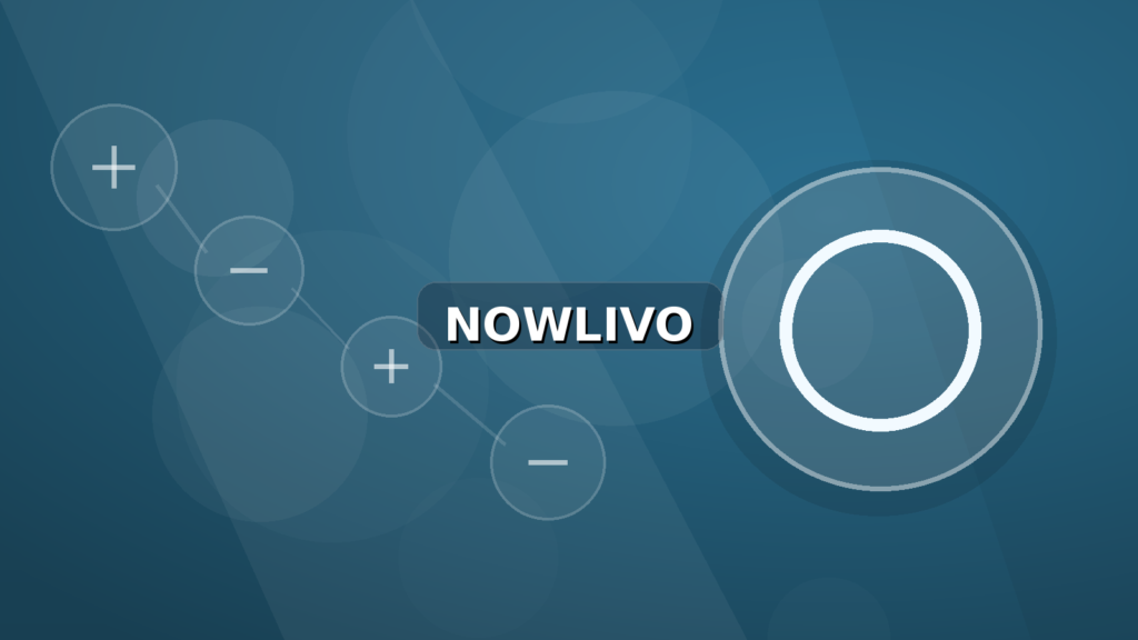 Colourful editorial illustration showing compass symbolism for featured and connected topics, with centred NOWLIVO watermark.