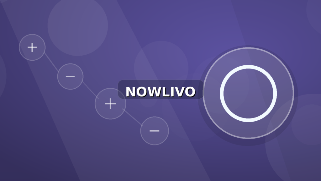 Colourful editorial illustration showing compass symbolism for featured and connected topics, with centred NOWLIVO watermark.