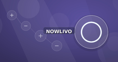Colourful editorial illustration showing compass symbolism for featured and connected topics, with centred NOWLIVO watermark.