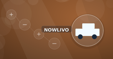 Colourful editorial illustration showing racecar symbolism for formula one and connected topics, with centred NOWLIVO watermark.