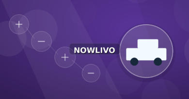 Colourful editorial illustration showing racecar symbolism for formula one and connected topics, with centred NOWLIVO watermark.