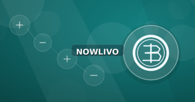 Colourful editorial illustration showing coin symbolism for crypto and connected topics, with centred NOWLIVO watermark.