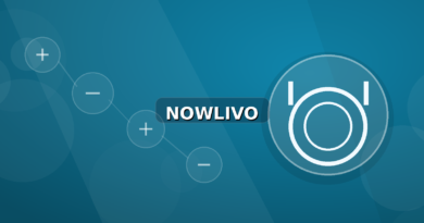 Colourful editorial illustration showing dish symbolism for food and connected topics, with centred NOWLIVO watermark.