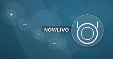 Colourful editorial illustration showing dish symbolism for food and connected topics, with centred NOWLIVO watermark.
