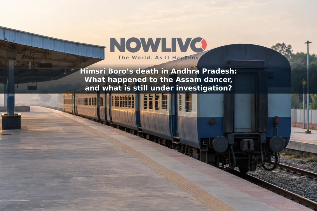 Illustrative image of a passenger train beside a quiet station platform in early-morning light.