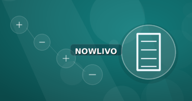 Colourful editorial illustration showing document symbolism for editor's pick and connected topics, with centred NOWLIVO watermark.