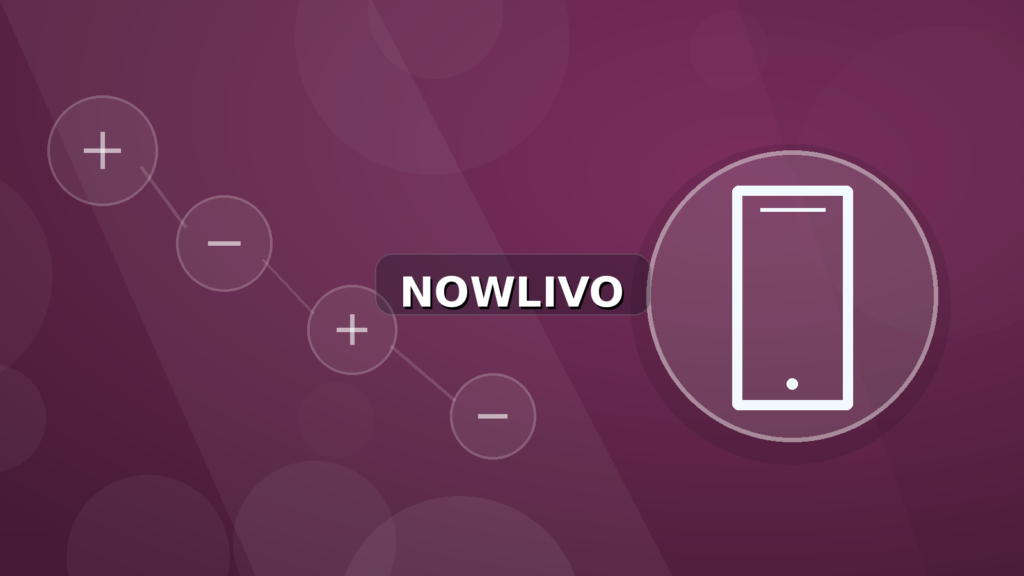 Colourful editorial illustration showing phone symbolism for viral and connected topics, with centred NOWLIVO watermark.