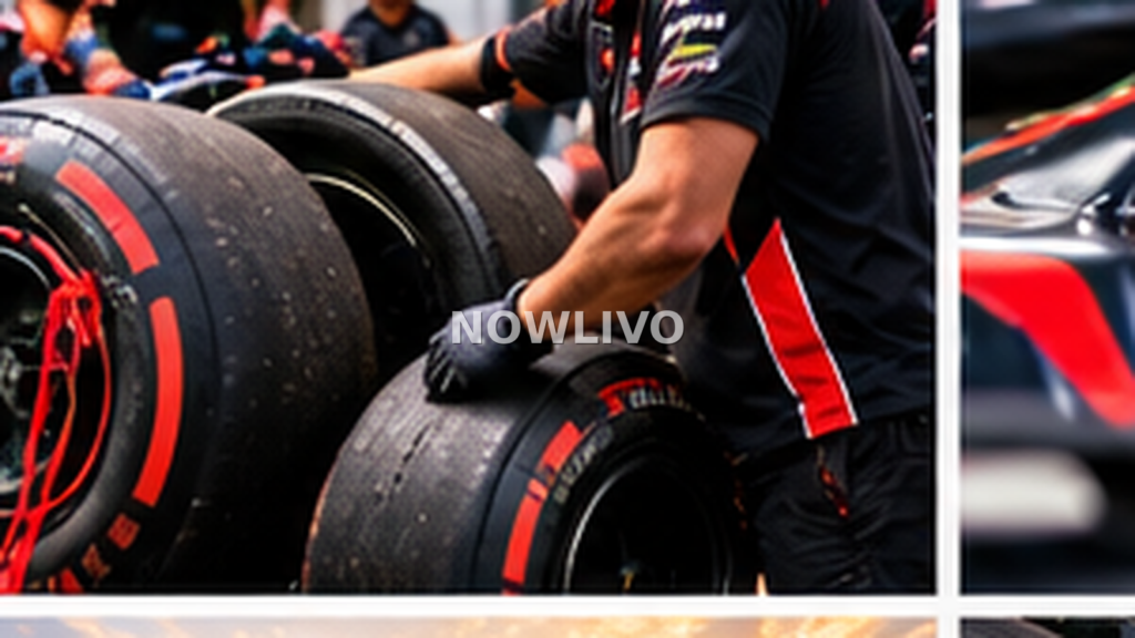 How F1 Teams Decide When to Fit New Tyres at Austin editorial illustration