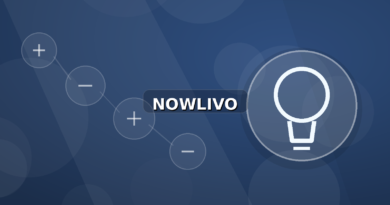 Colourful editorial illustration showing lightbulb symbolism for highlights and connected topics, with centred NOWLIVO watermark.