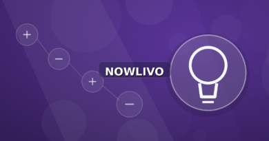 Colourful editorial illustration showing lightbulb symbolism for highlights and connected topics, with centred NOWLIVO watermark.