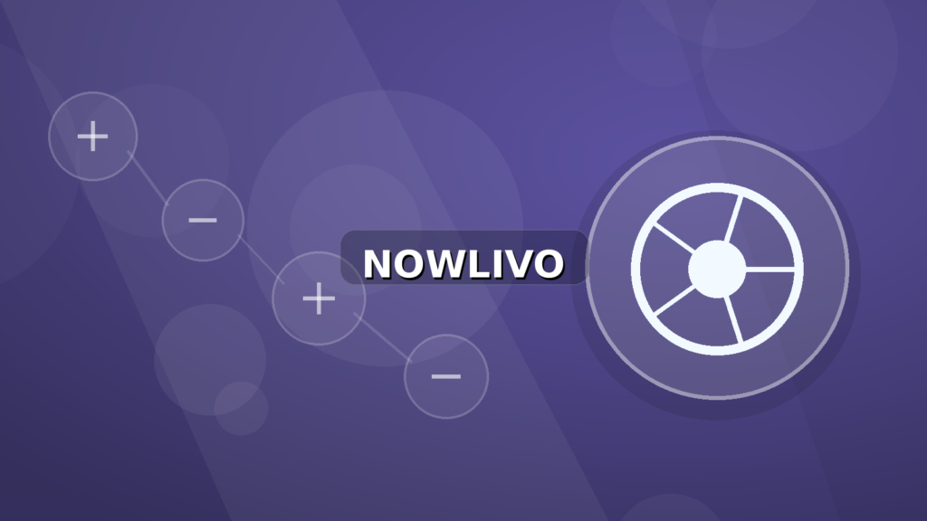 Colourful editorial illustration showing ball symbolism for football and connected topics, with centred NOWLIVO watermark.