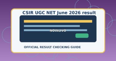 Illustration of a candidate checking CSIR UGC NET examination results on a computer