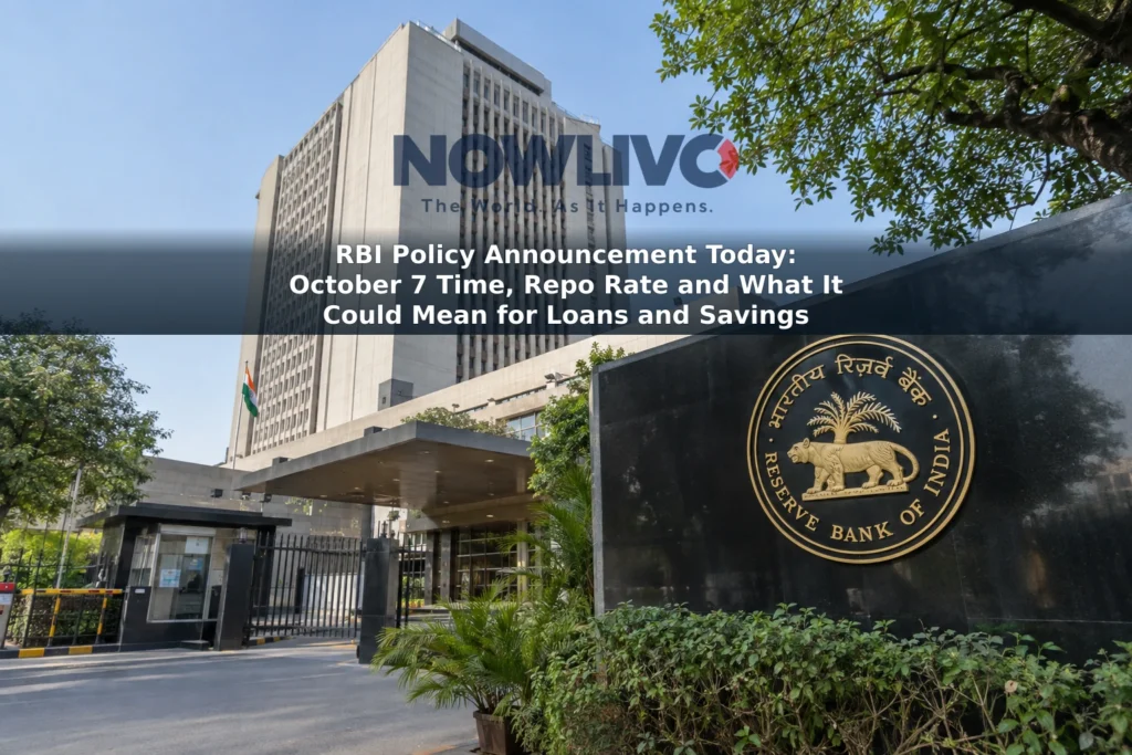 Editorial-style view of the Reserve Bank of India headquarters in Mumbai.