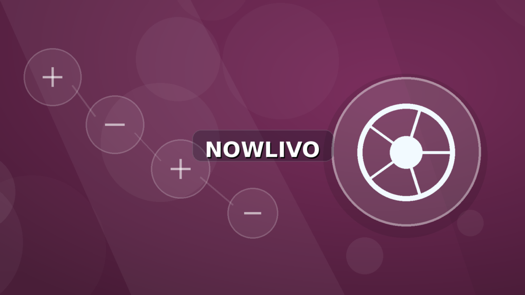 Colourful editorial illustration showing ball symbolism for football and connected topics, with centred NOWLIVO watermark.