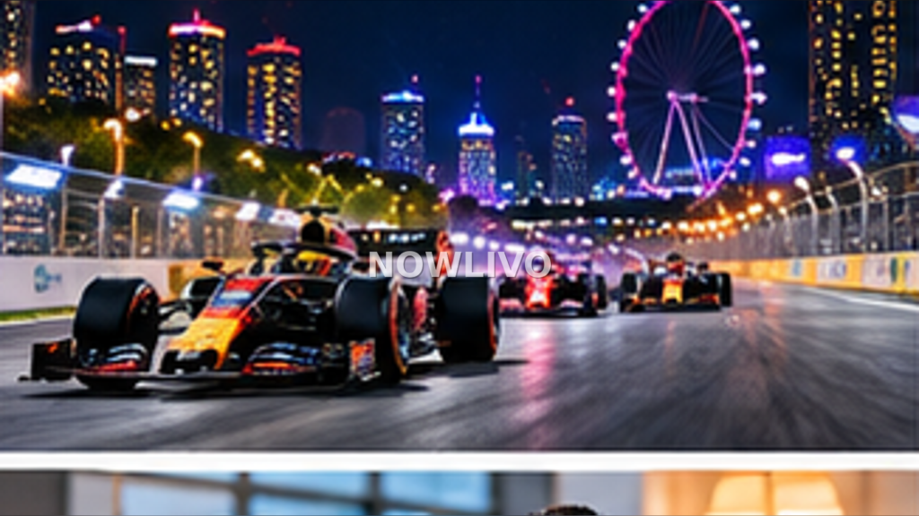 Editorial illustration about singapore grand prix 2026 analysis, showing formula one related activity