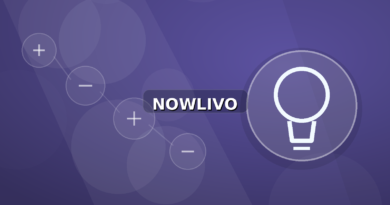 Colourful editorial illustration showing lightbulb symbolism for highlights and connected topics, with centred NOWLIVO watermark.