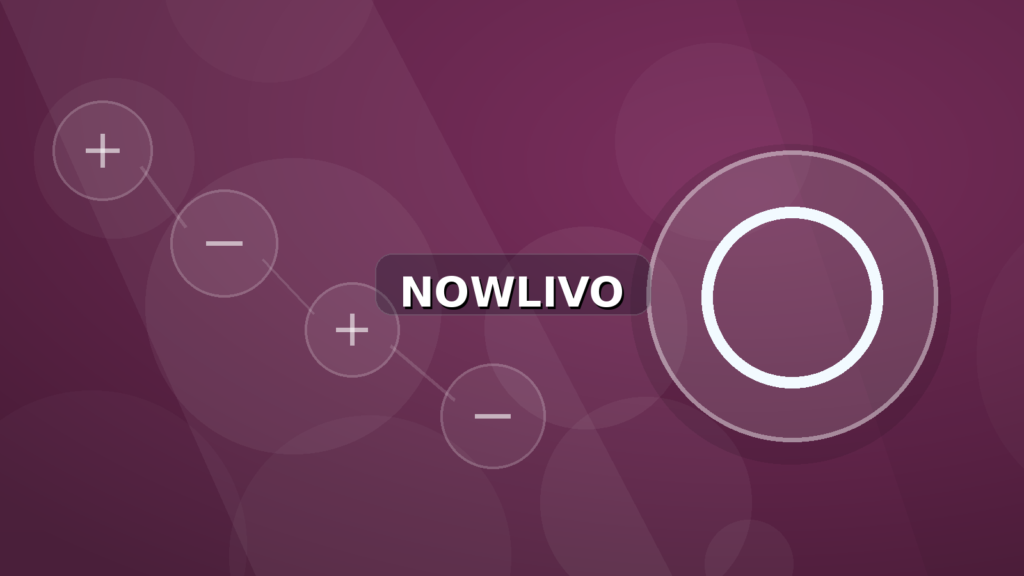 Colourful editorial illustration showing compass symbolism for featured and connected topics, with centred NOWLIVO watermark.