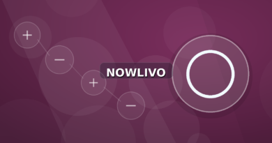 Colourful editorial illustration showing compass symbolism for featured and connected topics, with centred NOWLIVO watermark.