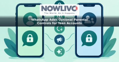 Conceptual illustration of linked parent and teen phones with settings icons and a closed bubble representing private chats.