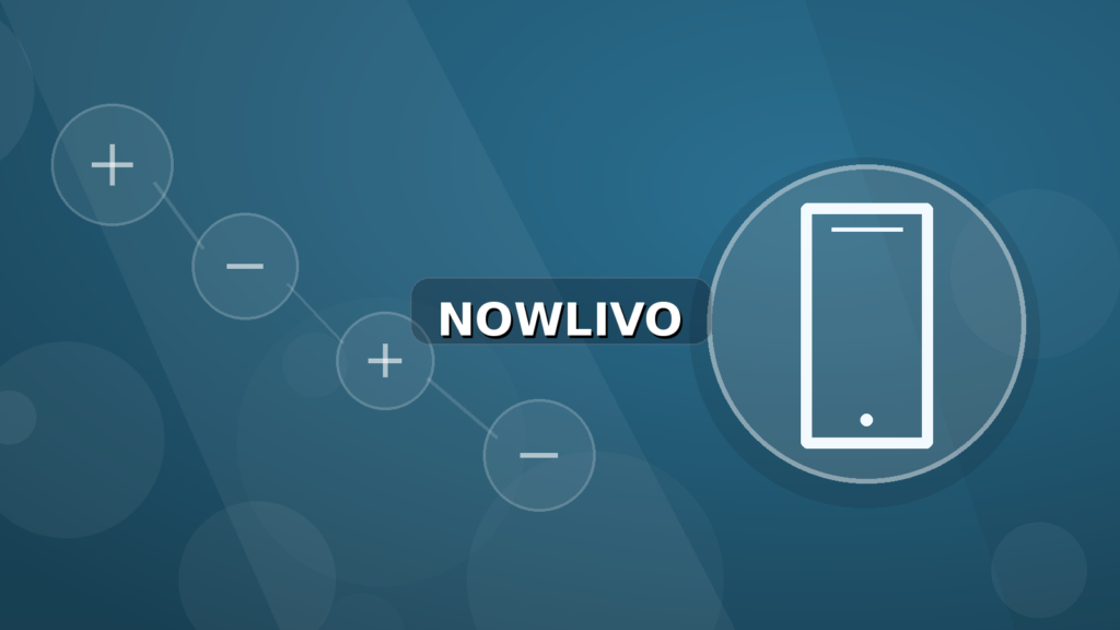 Colourful editorial illustration showing phone symbolism for viral and connected topics, with centred NOWLIVO watermark.