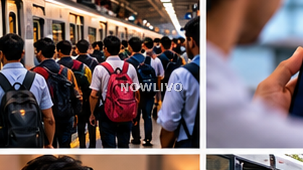 Why Crowded Trains Need Better Last-Mile Planning editorial illustration