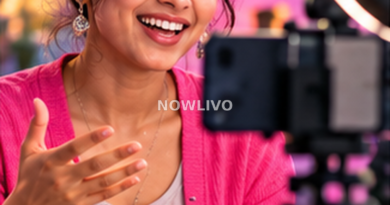 Friends reacting to surprising smartphone news at an outdoor cafe